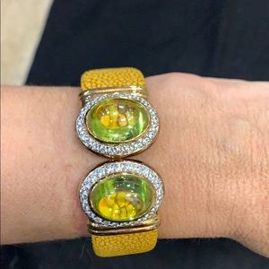 Stingray with Crystal cuff